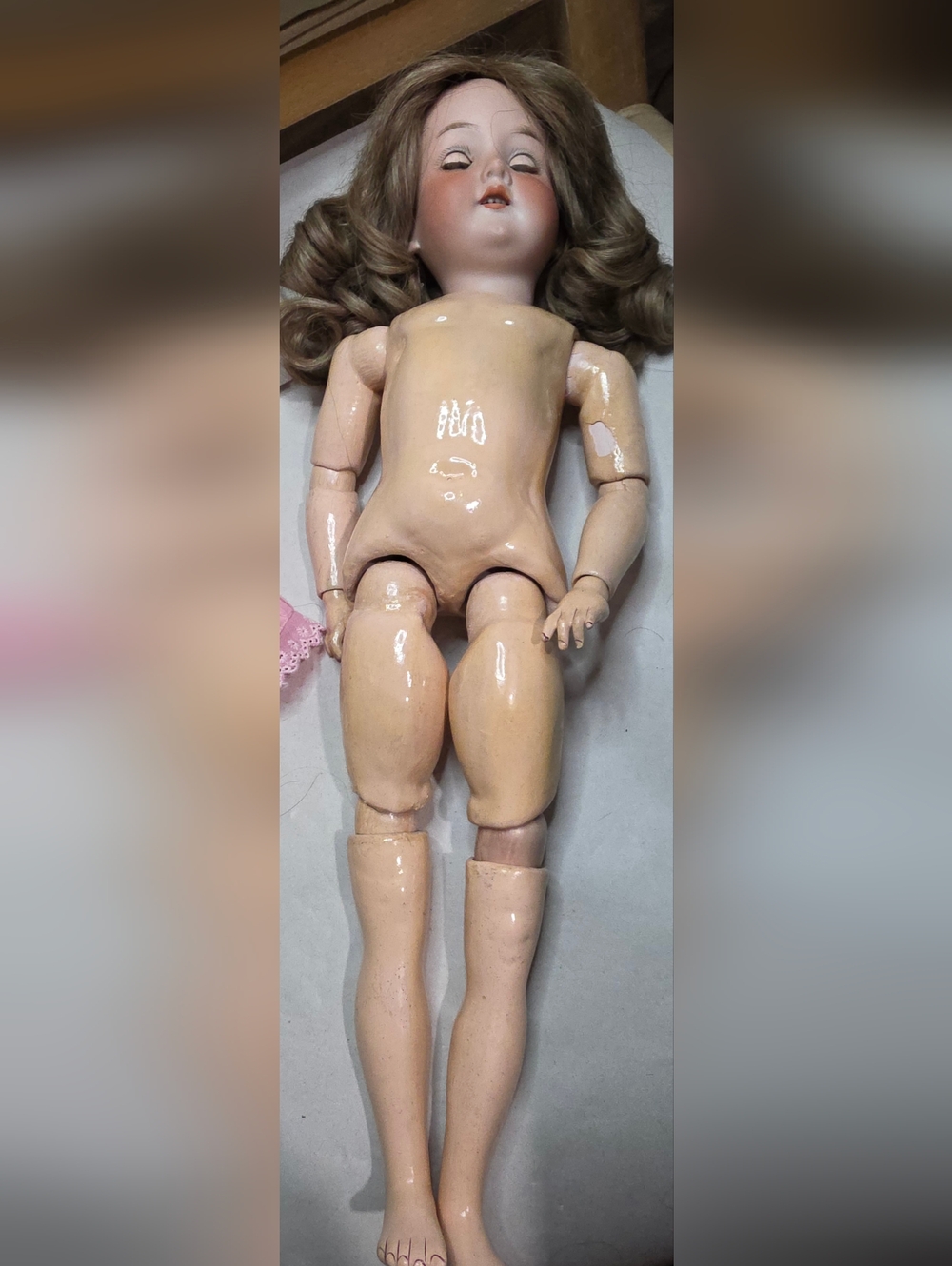 ANTIQUE SIGNED GERMAN BISQUE DOLL EXCELLENT CONDITION - Picture 9 of 15